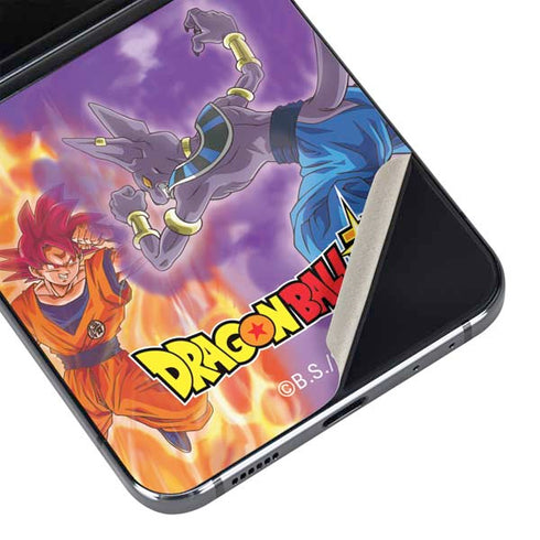 Dragon Ball Super Goku vs Beerus Galaxy Z Flip5 5G Skin